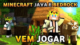 MINECRAFT 121 JAVA E BEDROCK COM INSCRITOS liveshorts shorts minecraft [upl. by Hsetih805]