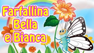 Farfallina bella e bianca  Canzone per bambini  Ripetizione 20 min [upl. by Johannes]