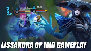 Lissandra OP MID Gameplay  Wild Rift [upl. by Ahseiat171]