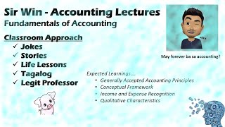 Lecture 02 Conceptual Framework Fundamentals of Accounting [upl. by Dyob999]