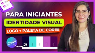 Identidade Visual Logotipo e Paletas de Cores para sua loja Virtual I Tutorial [upl. by Rossing42]