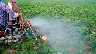 Annadhatha Agricalchar Modified simply Boom spray  raitu  talent [upl. by Longawa]