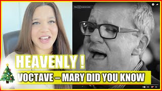 New Christmas Music Reaction Voctave  Mary Did You Know  MUSIC REACTION VIDEO christmasmusic [upl. by Attezi]