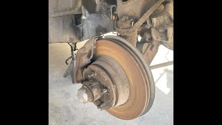 1966 Dodge Dart Front Brakes Disassembly [upl. by Adnorahc]