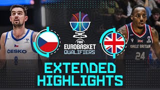 Czechia 🇨🇿 vs Great Britain 🇬🇧  Extended Highlights  FIBA EuroBasket 2025 Qualifiers [upl. by Michiko240]