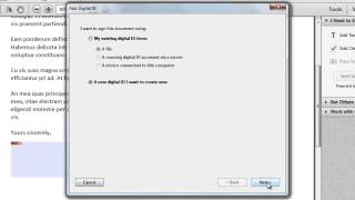 How to Sign PDF File Digitally [upl. by Aidin595]