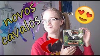 🐴😍NOVOS CAVALOS DE BRINQUEDO😍🐴  unboxing [upl. by Raamaj]