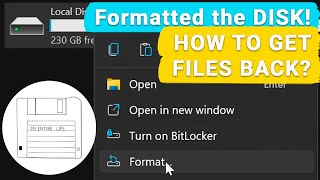 💾 How to Recover Data After Formatting a Hard Disk USB Drive or a Memory Card 💾 [upl. by Ahsienauq858]