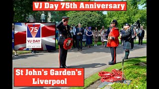 VJ Day 75th Anniversary Service [upl. by Kreit]