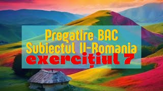 Pregatire pentru bac la geografie Subiectul II RomaniaExercitiul 7 [upl. by Llewkcor]