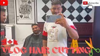 Vlog 7 Hair Cutting and Fun  RAVI DEOHRA  Shilu Bhau  Deep Daburji  Swaran Singh Calgary Cup [upl. by Gottfried]