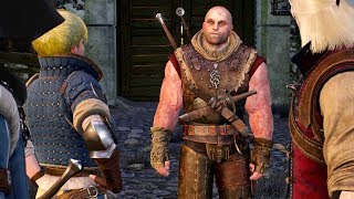 THE WITCHER 3  Roche and Ves meet Letho in Kaer Morhen all options 4K 60fps [upl. by Mikel]