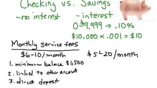 How to Personal Finance Checking vs Savings Account [upl. by Byran]