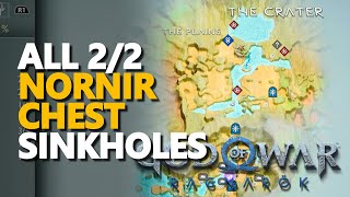 All The Sinkholes Nornir Chest God Of War Ragnarok [upl. by Sherwood]