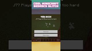 An Interesting Minecraft Glitch minecraft minecraftshorts mincraftchallenge shorts viralshorts [upl. by Podvin]