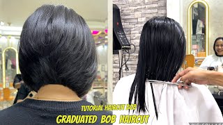 BOB HAIRCUT  POTONG RAMBUT BOB  Tutorial Haircut  Model rambut polwan [upl. by Oicinoid320]