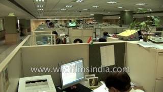 Office environment in India work place footage [upl. by Zoie]