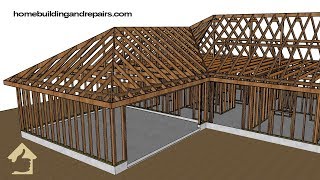 Check Out The 1950s Hip Roof Framing  How It Was Built Years Ago [upl. by Nois375]