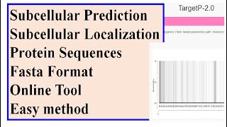 Prediction of Subcellular localization Genomewidestudy TargetP [upl. by Falconer]