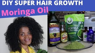 HOW TO MAKE MORINGA OIL FOR THICK HEALTHY AND SUPER HAIR GROWTH [upl. by Aital873]