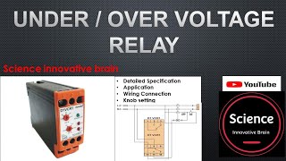 Under Voltage Over Voltage Protection Relay D1VCR1 [upl. by Annodas516]