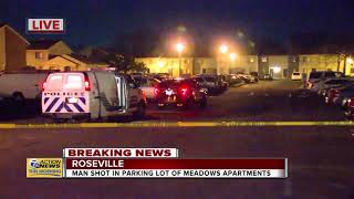 Police investigating shooting at Roseville apartment complex [upl. by Agni]