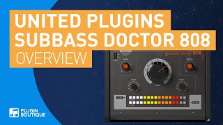 Subbass Doctor 808 by United Plugins  Sub Bass Mixing VST Plugin [upl. by Thorn541]