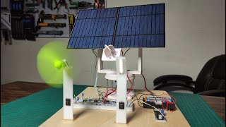 DIY Dual Axis Sun Tracker Solar Panel without Arduino Part2 [upl. by Yehs366]