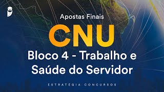 Apostas Finais CNU – Bloco 4 Atores no mercado de trabalho  Prof Amanda Aires [upl. by Mazur]