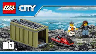 LEGO instructions  City  Police  60131  Crooks Island Book 1 [upl. by Clancy412]