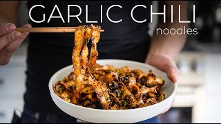 SPICE UP YOUR WEEKLY MENU with this crazy delish Garlic Chili Noodles Recipe [upl. by Lenoyl]