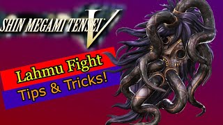 Shin Megami Tensei V  Lahmu Boss Fight First Fight Tips amp Tricks [upl. by Larrej]