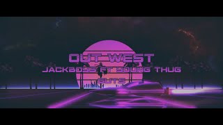 JACKBOYS  OUT WEST ft Young Thug  Bass BoostedSlowedReverb  Synthwave Edit  lyrics [upl. by Keeryt255]