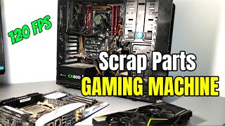 Scrap Parts GAMING MACHINE build  PC Assembly Tutorial [upl. by Leeda]