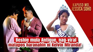 Beshie mula Antique nagviral matapos haranahin ni Kelvin Miranda  Kapuso Mo Jessica Soho [upl. by Thisbe408]