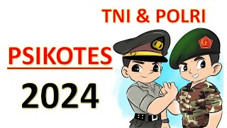 PSIKOTEST TNI POLRI 2024 Pembahasan Lengkap PART 2 [upl. by Nichy]