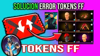 SOLUCION TOKENS FF PORQUE NO PUEDO DESCARGAR LA ROPA O SKINS TOKENS FF RESPLANDOR ARDIENTE FREE FIRE [upl. by Bowers]