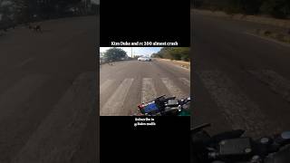 ktm Duke 390 and rc 390 almost crash shorts rider viral [upl. by Saibot]