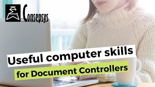 Useful computer skills for Document Controllers Consepsys Tip of the Month [upl. by Azeria]