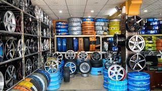 Alloy Wheels Showroom in Islamabad  Rim amp Tyres Latest Prices  BK Vlogs [upl. by Hayikaz151]