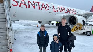 Lapland  Levi  2022 Ingham’s  HuskyReindeer Safaris and Santa Visit [upl. by Henley]