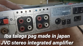 JVC stereo intregated amplifier ‼️Review and whats inside  solid talaga pag gawang japan [upl. by Fauman685]