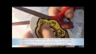 How to make your own embroidered patches  cheap and easy DIY badges [upl. by Bilak]