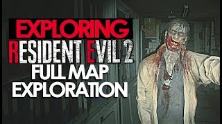 Resident Evil 2  Full Map Exploration [upl. by Breana]