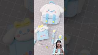 DIY Mini Cinnamoroll Stationery Set💙 shorts [upl. by Aleacin]