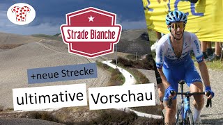 Neue Strecke bei Strade Bianche 2024  ultimative Vorschau auf das 6 Monument [upl. by Asilanom]