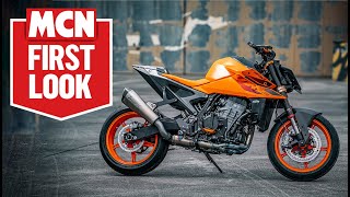 KTM 990 Duke revealed Exclusive walk around amp interview  MCN First Look [upl. by Nitneuq]