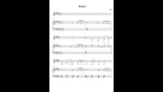 Mili  Bulbel piano sheet [upl. by Lisan833]