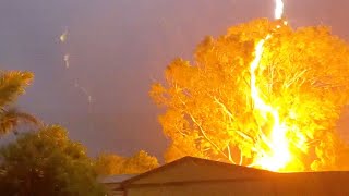 12 Minutes of Extreme Lightning Strikes [upl. by Fenella]