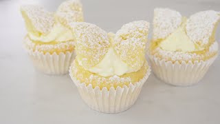 Butterfly Cakes Recipe  Exclusively Food [upl. by Trumaine]